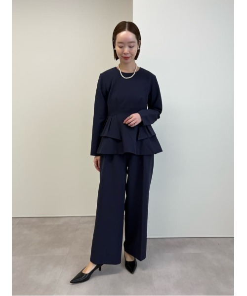 UR'S(ユアーズ)の「シークレットラインワイドパンツ(その他パンツ・レディース・ブラック/ネイビー/ベージュ・L/M/S)」の21枚目の写真
