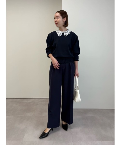 UR'S(ユアーズ)の「シークレットラインワイドパンツ(その他パンツ・レディース・ブラック/ネイビー/ベージュ・L/M/S)」の22枚目の写真