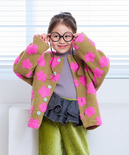 MARKEY'S(마키즈)의 「자카드 보아 재킷(블루존)」｜베이지