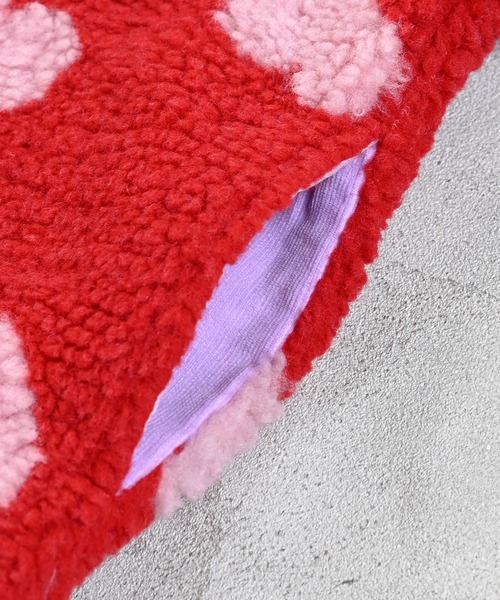 MARKEY'S(マーキーズ)の「ジャガードボアジャケット(ブルゾン・キッズ・レッド/ベージュ/ライトブルー/ブラック/ブルー/オフホワイト・80/90/100/110/120/130)」の13枚目の写真