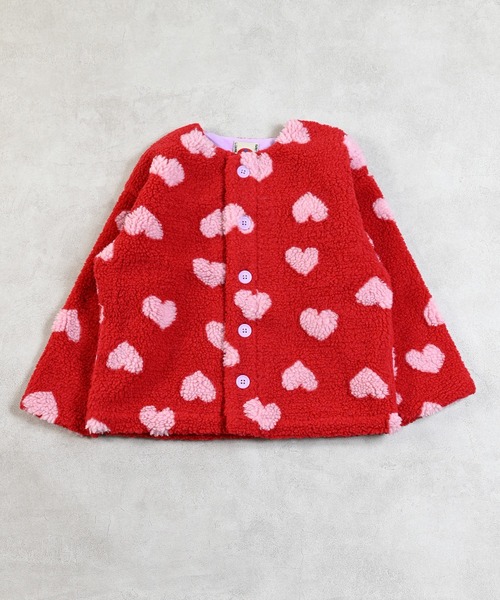 MARKEY'S(マーキーズ)の「ジャガードボアジャケット(ブルゾン・キッズ・レッド/ベージュ/ライトブルー/ブラック/ブルー/オフホワイト・80/90/100/110/120/130)」の18枚目の写真