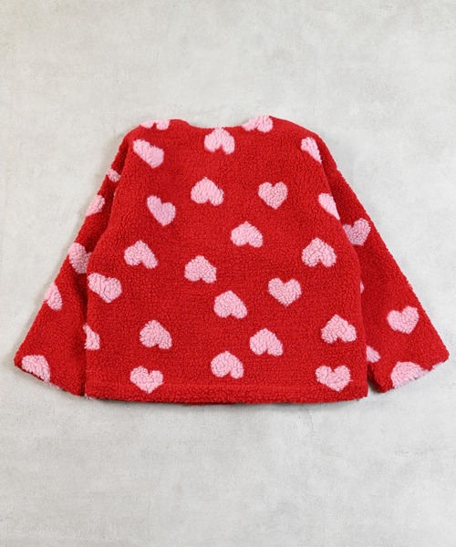 MARKEY'S(マーキーズ)の「ジャガードボアジャケット(ブルゾン・キッズ・レッド/ベージュ/ライトブルー/ブラック/ブルー/オフホワイト・80/90/100/110/120/130)」の19枚目の写真