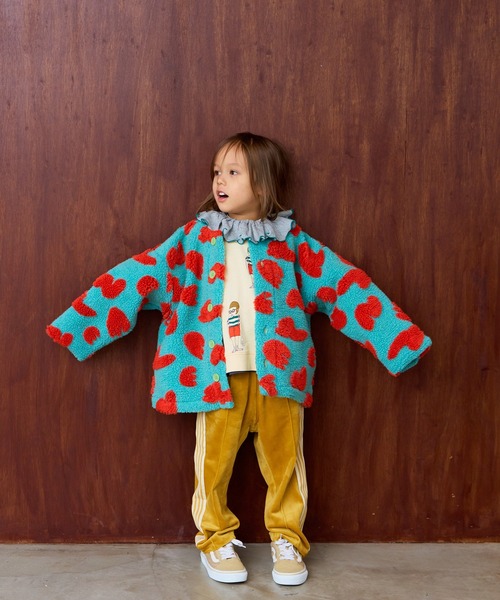 MARKEY'S(マーキーズ)の「ジャガードボアジャケット(ブルゾン・キッズ・レッド/ベージュ/ライトブルー/ブラック/ブルー/オフホワイト・80/90/100/110/120/130)」の20枚目の写真