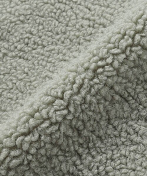 SLAP SLIP（スラップスリップ）の「恐竜ショベルカーパッチボアジャケット(80~130cm)（ブルゾン・キッズ・グリーン系その他/ベージュ系その他・90cm/100cm/80ｃｍ/130cm/110cm/120cm）」の10枚目の写真