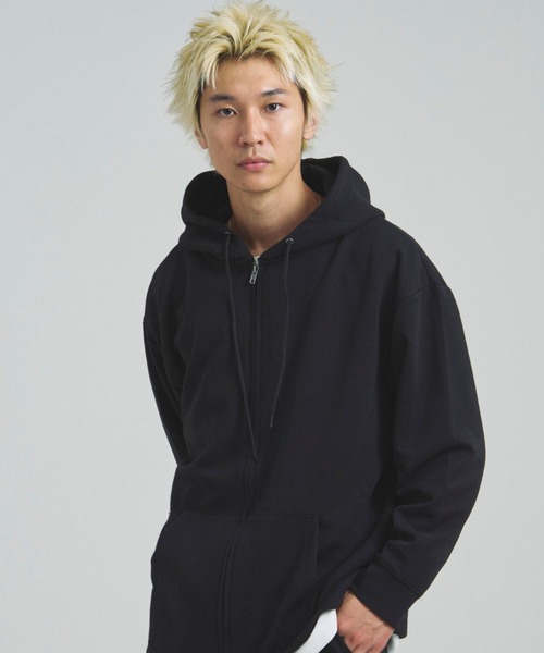 JACKROSE（ジャックローズ）の「JE-TCポンチ/フルジップパーカー（パーカー・メンズ・グレー/ブラック・M/L）」の6枚目の写真