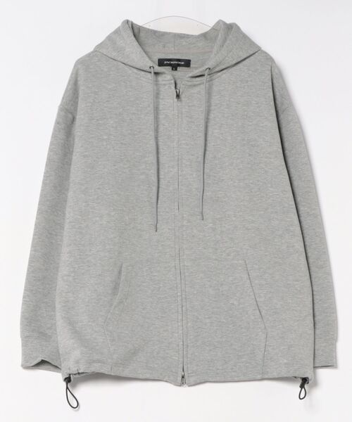 JACKROSE（ジャックローズ）の「JE-TCポンチ/フルジップパーカー（パーカー・メンズ・グレー/ブラック・M/L）」の4枚目の写真