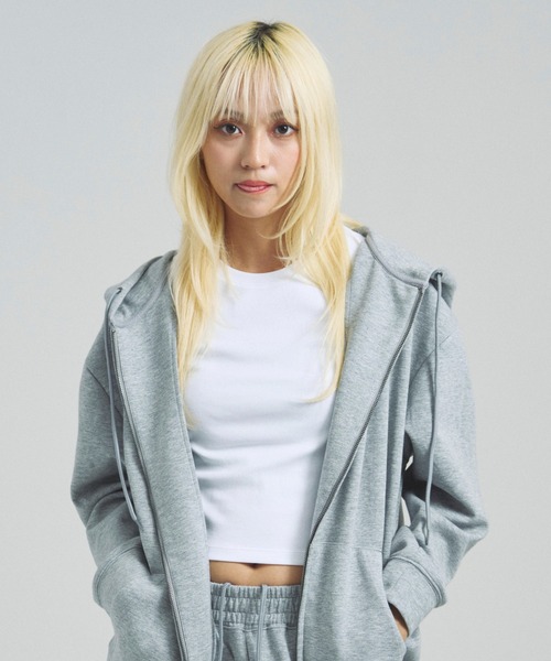 JACKROSE（ジャックローズ）の「JE-TCポンチ/フルジップパーカー（パーカー・メンズ・グレー/ブラック・M/L）」の22枚目の写真