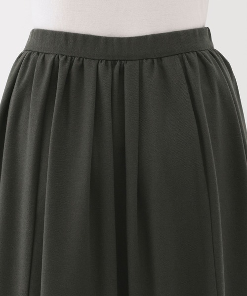 無印良品(ムジルシリョウヒン)の「婦人 起毛タックスカート(スカート・レディース・ダークグリーン/ブラック/ダークネイビー・S/M/L/XL)」の12枚目の写真