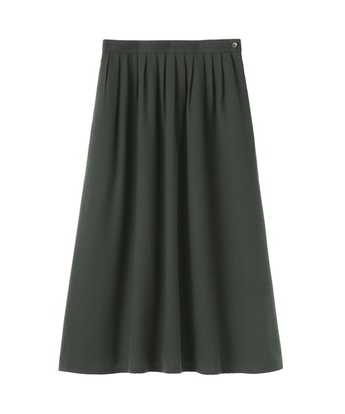無印良品(ムジルシリョウヒン)の「婦人 起毛タックスカート(スカート・レディース・ダークグリーン/ブラック/ダークネイビー・S/M/L/XL)」の13枚目の写真