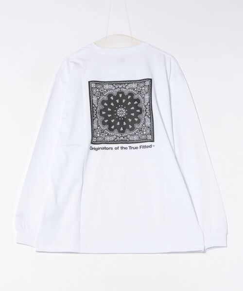 NEW ERA(ニューエラ)の「NEW ERA/ニューエラ 長袖Tシャツ/ロンT バックプリント 14682704/14682705(Tシャツ/カットソー・メンズ・ホワイト/ブラック・XL/2XL/L/M)」の3枚目の写真