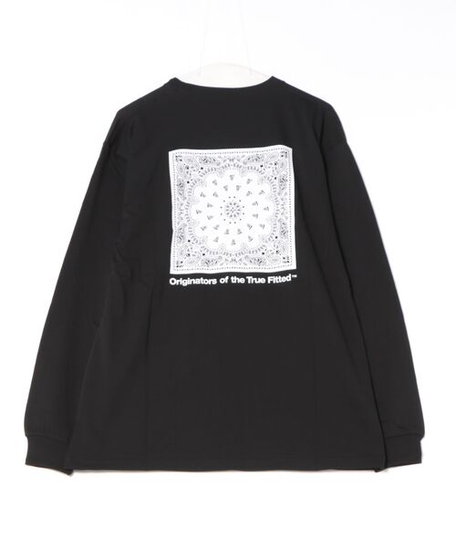 NEW ERA(ニューエラ)の「NEW ERA/ニューエラ 長袖Tシャツ/ロンT バックプリント 14682704/14682705(Tシャツ/カットソー・メンズ・ホワイト/ブラック・XL/2XL/L/M)」の4枚目の写真