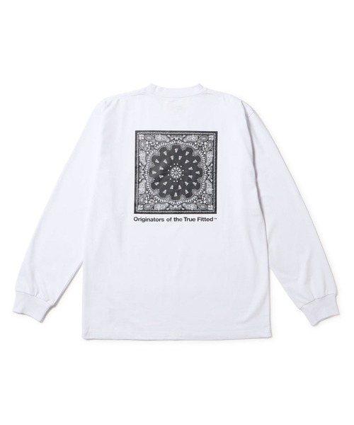NEW ERA(ニューエラ)の「NEW ERA/ニューエラ 長袖Tシャツ/ロンT バックプリント 14682704/14682705(Tシャツ/カットソー・メンズ・ホワイト/ブラック・XL/2XL/L/M)」の9枚目の写真