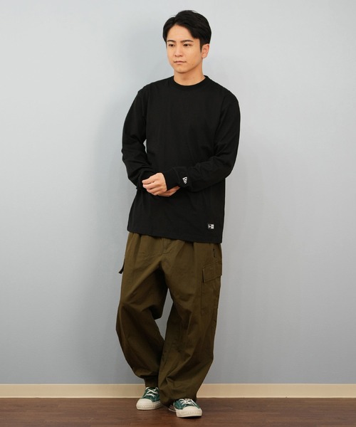 NEW ERA(ニューエラ)の「NEW ERA/ニューエラ 長袖Tシャツ/ロンT バックプリント 14682704/14682705(Tシャツ/カットソー・メンズ・ホワイト/ブラック・XL/2XL/L/M)」の21枚目の写真