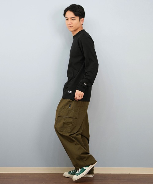 NEW ERA(ニューエラ)の「NEW ERA/ニューエラ 長袖Tシャツ/ロンT バックプリント 14682704/14682705(Tシャツ/カットソー・メンズ・ホワイト/ブラック・XL/2XL/L/M)」の22枚目の写真