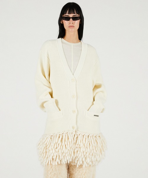 トップス Eaphi FRINGE KNIT CARDIGAN cable-knit-cardigan_brown.jpg?