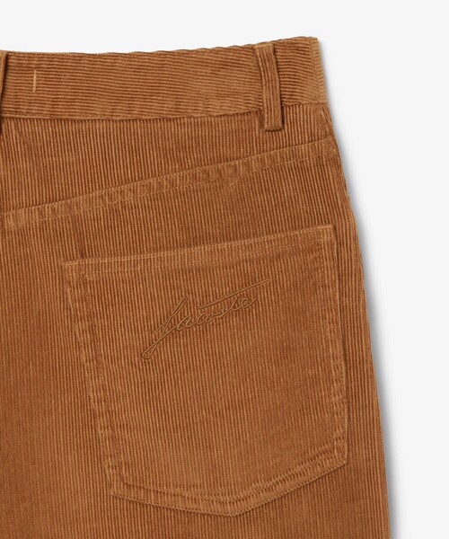 LACOSTE(ラコステ)の「ルーズフィットコーデュロイワイドパンツ(その他パンツ・レディース・キャメル・36/34/40/38)」の6枚目の写真