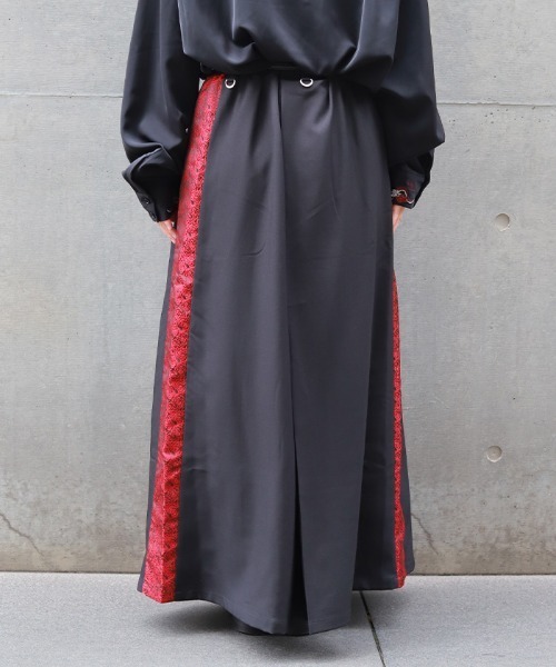 REZEN（リゼン）の「ジャガード切替袴パンツ（その他パンツ・メンズ・ローズ/ブラック/ブルーパープル・SMALL/MEDIUM）」の15枚目の写真