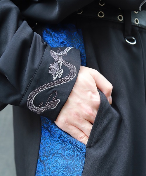 REZEN（リゼン）の「ジャガード切替袴パンツ（その他パンツ・メンズ・ローズ/ブラック/ブルーパープル・SMALL/MEDIUM）」の16枚目の写真