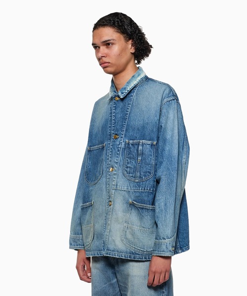 markaware（マーカウェア）の「【markaware/marka】COVERALL JACKET（デニムジャケット・メンズ・インディゴブルー・1/2）」の6枚目の写真