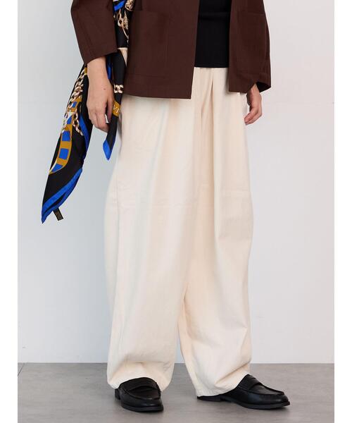 Lugnoncure（ルノンキュール）の「アソートコクーンイージーパンツ（その他パンツ・レディース・オフホワイト/ブラック/ネイビー/キナリ/ベージュ・F）」の3枚目の写真