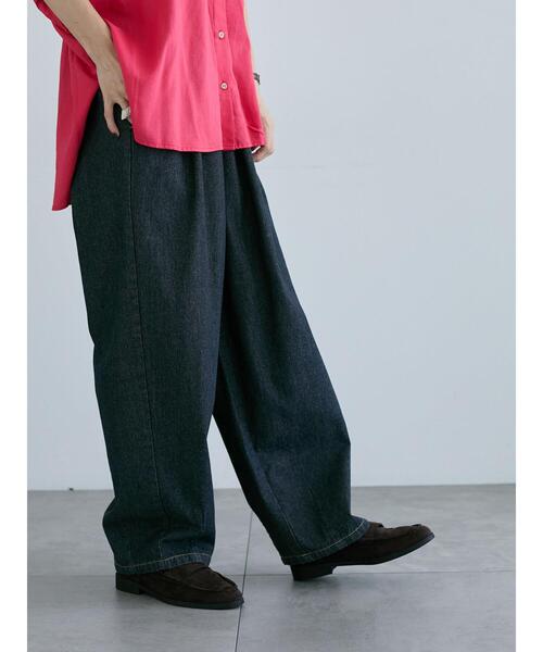 Lugnoncure（ルノンキュール）の「アソートコクーンイージーパンツ（その他パンツ・レディース・オフホワイト/ブラック/ネイビー/キナリ/ベージュ・F）」の4枚目の写真