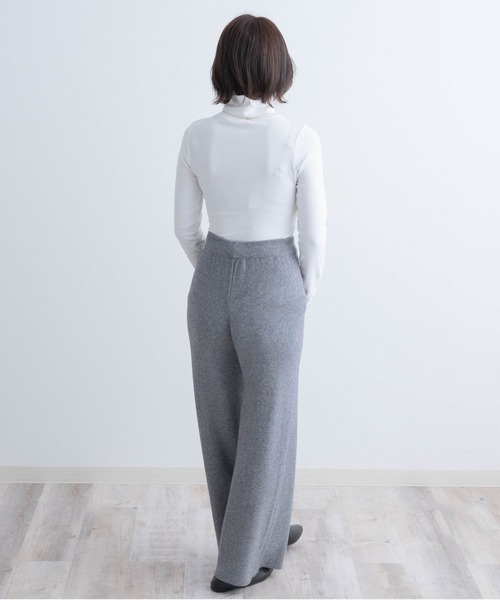 SweetMommy（スウィートマミー）の「【ZOZO限定】センターピンタック ニットワイドパンツ [マタニティ　産前産後]（マタニティウェア/グッズ・レディース・ホワイト/グレー・FREE）」の11枚目の写真