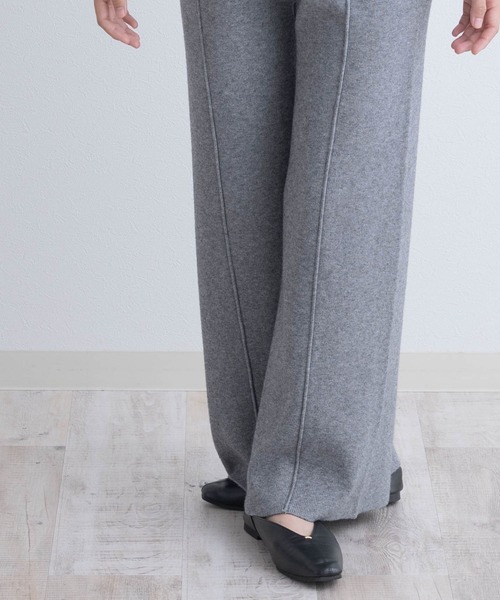 SweetMommy（スウィートマミー）の「【ZOZO限定】センターピンタック ニットワイドパンツ [マタニティ　産前産後]（マタニティウェア/グッズ・レディース・ホワイト/グレー・FREE）」の18枚目の写真