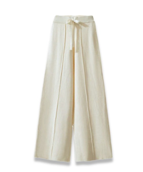 SweetMommy（スウィートマミー）の「【ZOZO限定】センターピンタック ニットワイドパンツ [マタニティ　産前産後]（マタニティウェア/グッズ・レディース・ホワイト/グレー・FREE）」の22枚目の写真