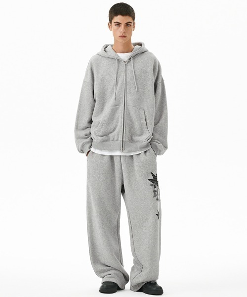 mahagrid/マハグリッド』 PRAY APPLIQUE SWEAT PANT/アップリケ