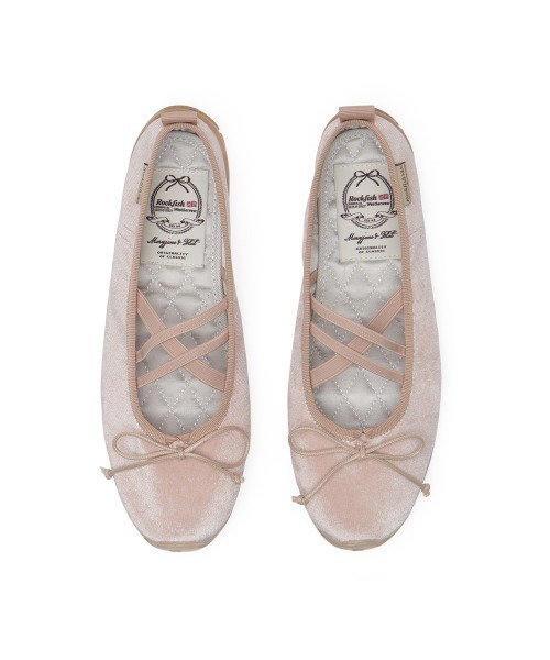 ROCKFISH WEATHERWEAR（ロックフィッシュウェザーウェア）の「BELLA CROSS BANDING FLATS(PEBBLE SOLE)（バレエシューズ・レディース・ブラック/ブラック系/ネイビー/ブラウン/クリーム/ピンク・23.0cm/23.5cm/24.0cm/24.5cm/25.0cm）」の6枚目の写真