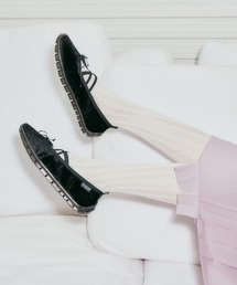 ROCKFISH WEATHERWEAR（ロックフィッシュウェザーウェア）の「BELLA CROSS BANDING FLATS(PEBBLE SOLE)（バレエシューズ）」