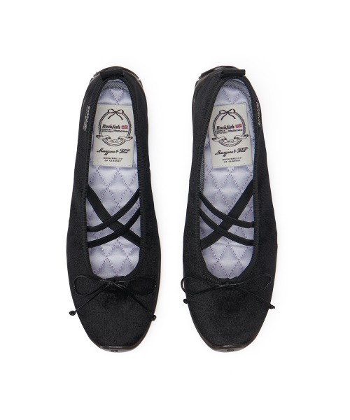 ROCKFISH WEATHERWEAR（ロックフィッシュウェザーウェア）の「BELLA CROSS BANDING FLATS(PEBBLE SOLE)（バレエシューズ・レディース・ブラック/ブラック系/ネイビー/ブラウン/クリーム/ピンク・23.0cm/23.5cm/24.0cm/24.5cm/25.0cm）」の19枚目の写真