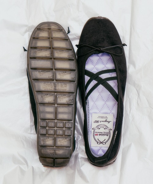 ROCKFISH WEATHERWEAR（ロックフィッシュウェザーウェア）の「BELLA CROSS BANDING FLATS(PEBBLE SOLE)（バレエシューズ・レディース・ブラック/ブラック系/ネイビー/ブラウン/クリーム/ピンク・23.0cm/23.5cm/24.0cm/24.5cm/25.0cm）」の14枚目の写真