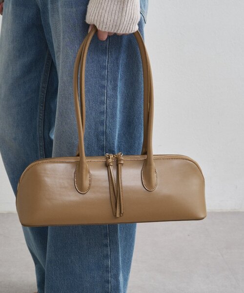LOUNGEDRESS(ラウンジドレス)の「【GALENA/ガレナ】スリムボストンバッグ(ボストンバッグ・レディース・ブラック/カーキ・FREE)」の2枚目の写真