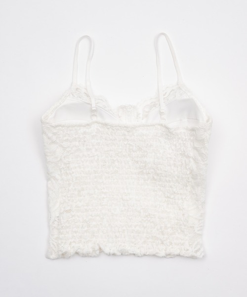 Soft touch lace camisole/ソフトレースキャミソール（キャミソール