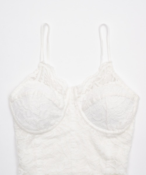 Smyeon(スミョン)の「Soft touch lace camisole/ソフトレースキャミソール(キャミソール・レディース・ホワイト・FREE)」の12枚目の写真