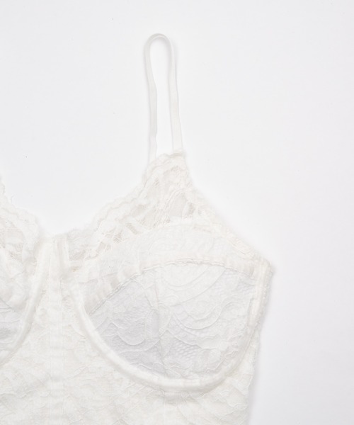 Smyeon(スミョン)の「Soft touch lace camisole/ソフトレースキャミソール(キャミソール・レディース・ホワイト・FREE)」の13枚目の写真