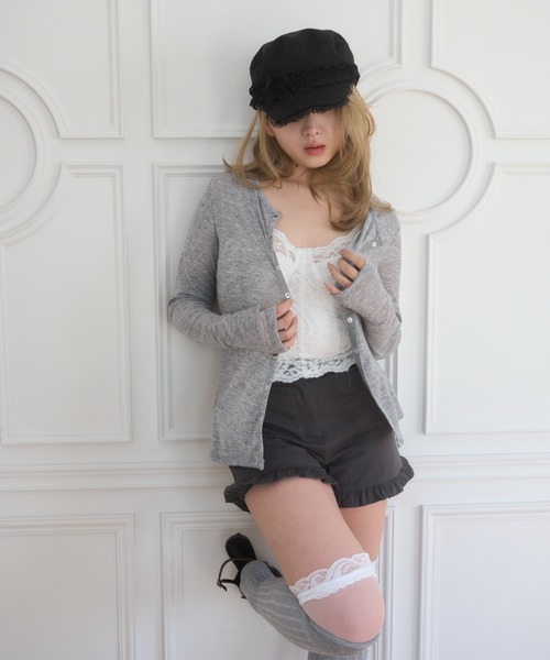 Smyeon(スミョン)の「Soft touch lace camisole/ソフトレースキャミソール(キャミソール・レディース・ホワイト・FREE)」の18枚目の写真