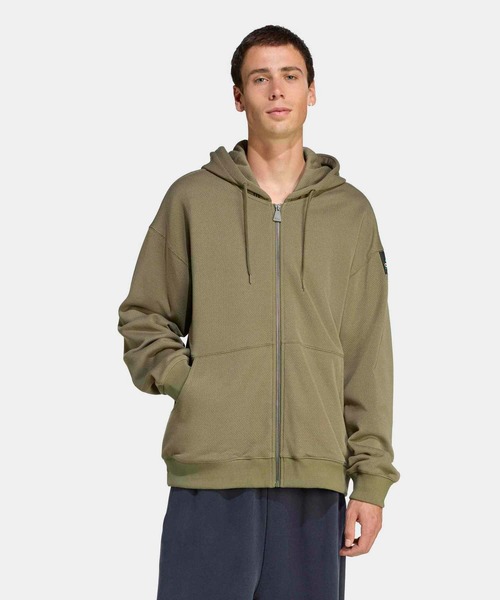 adidas(アディダス)の「adidas EQT リフレクター仕様 パーカー フルジップ / アディダスオリジナルス adidas Originals(パーカー・メンズ・カーキ・LARGE/MEDIUM/SMALL/X-SMALL/XX-LARGE/X-LARGE)」の11枚目の写真