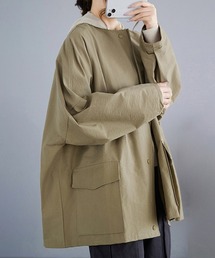 ONEP STAR（ワンピスター）の「ノーカラーオーバーサイズボタンジャケット（ノーカラージャケット）」