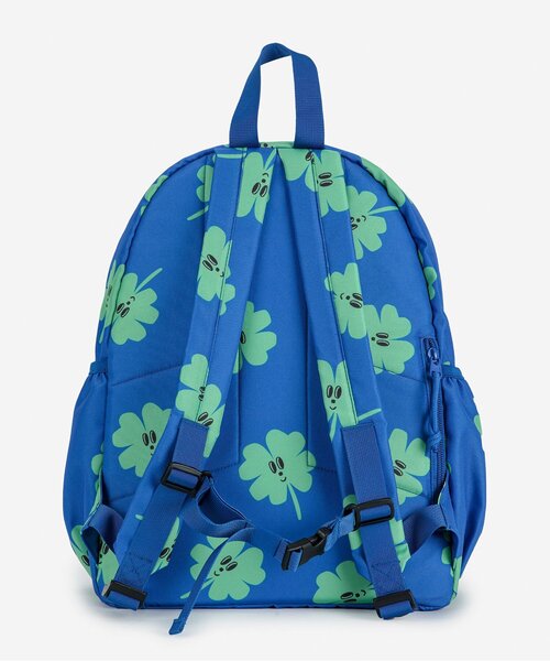 BOBO CHOSES(ボボショーズ)の「Clover all over school bag(バックパック/リュック・キッズ・ブルー・FREE)」の4枚目の写真
