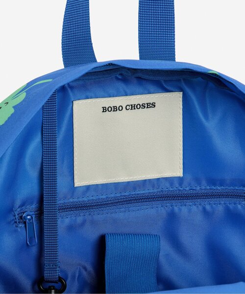 BOBO CHOSES(ボボショーズ)の「Clover all over school bag(バックパック/リュック・キッズ・ブルー・FREE)」の5枚目の写真