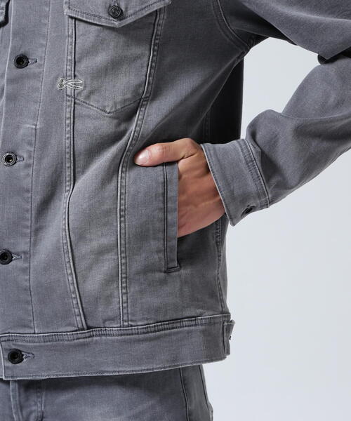 DENHAM（デンハム）の「DENHAM/デンハム/AMSTERDAM POCKET DENIM JKT（デニムジャケット・メンズ・ブラック/グレー・XL/S/M/L）」の21枚目の写真