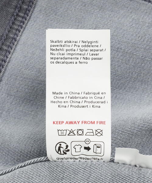 DENHAM（デンハム）の「DENHAM/デンハム/AMSTERDAM POCKET DENIM JKT（デニムジャケット・メンズ・ブラック/グレー・XL/S/M/L）」の10枚目の写真