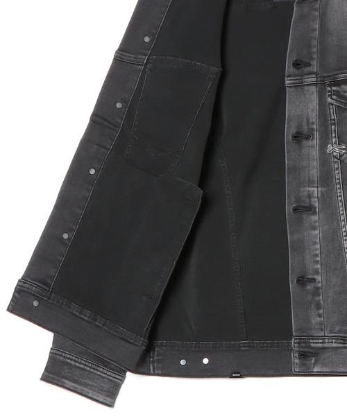 DENHAM（デンハム）の「DENHAM/デンハム/AMSTERDAM POCKET DENIM JKT（デニムジャケット・メンズ・ブラック/グレー・XL/S/M/L）」の4枚目の写真