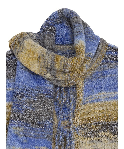 Ameri（アメリ）の「＜ZOZOTOWN限定＞2WAY MELANGE KNIT SCARF SET TOP
