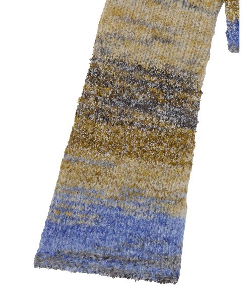 トップス Ameri 2WAY MELANGE KNIT SCARF SET TOP セール】＜ZOZOTOWN限定＞2WAY MELANGE KNIT SCARF SET TOP（ニット