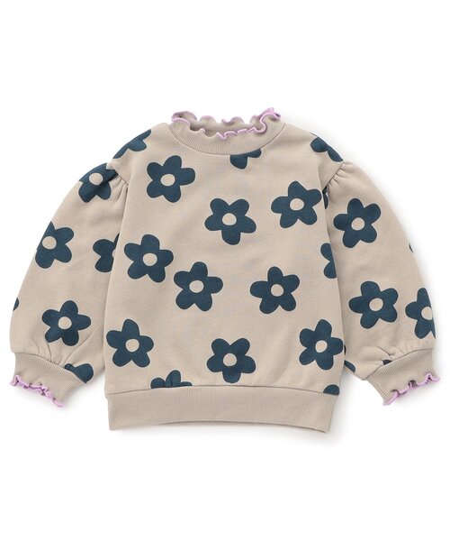 BREEZE（ブリーズ）の「【WEB限定/ジュニア対応】メロウフリル裏起毛トレーナー（スウェット・キッズ・ミント/イエロー/ベージュ/ブラウン/アイボリー/ブラック・130/120/140/110/100/90）」の5枚目の写真