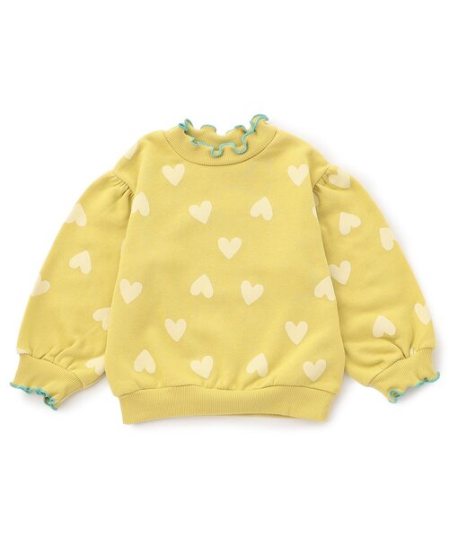 BREEZE（ブリーズ）の「【WEB限定/ジュニア対応】メロウフリル裏起毛トレーナー（スウェット・キッズ・ミント/イエロー/ベージュ/ブラウン/アイボリー/ブラック・130/120/140/110/100/90）」の9枚目の写真