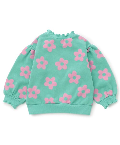 BREEZE（ブリーズ）の「【WEB限定/ジュニア対応】メロウフリル裏起毛トレーナー（スウェット・キッズ・ミント/イエロー/ベージュ/ブラウン/アイボリー/ブラック・130/120/140/110/100/90）」の16枚目の写真